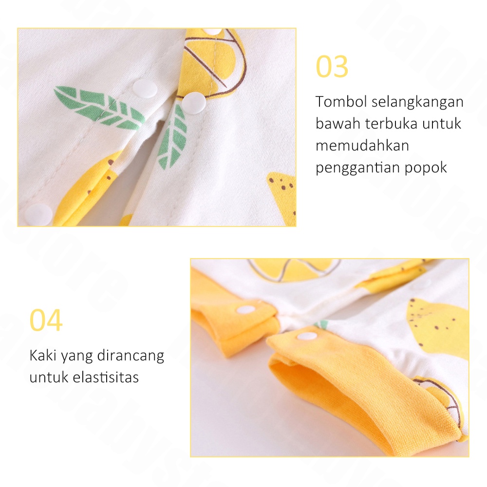 Halo Baby Sleepsuit Bayi/ Romper Panjang Baby/Piyama tidur bayi 0-3 bulan/baby Lengan Panjang Jumper