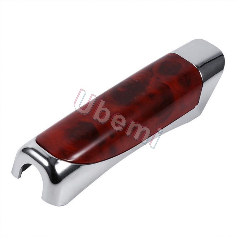 1pcs/universal Mobil Rem Tangan Melindungi Penutup Styling Kayu Serat Karbon Dekorasi Kualitas Tinggi ABS Halus SUV Aksesori Interior