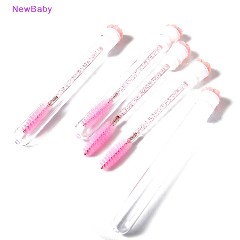 Newbaby 5PCS Elash Extension Alat Sikat Alis Bulu Mata Maskara Wands Tube Reusable ID