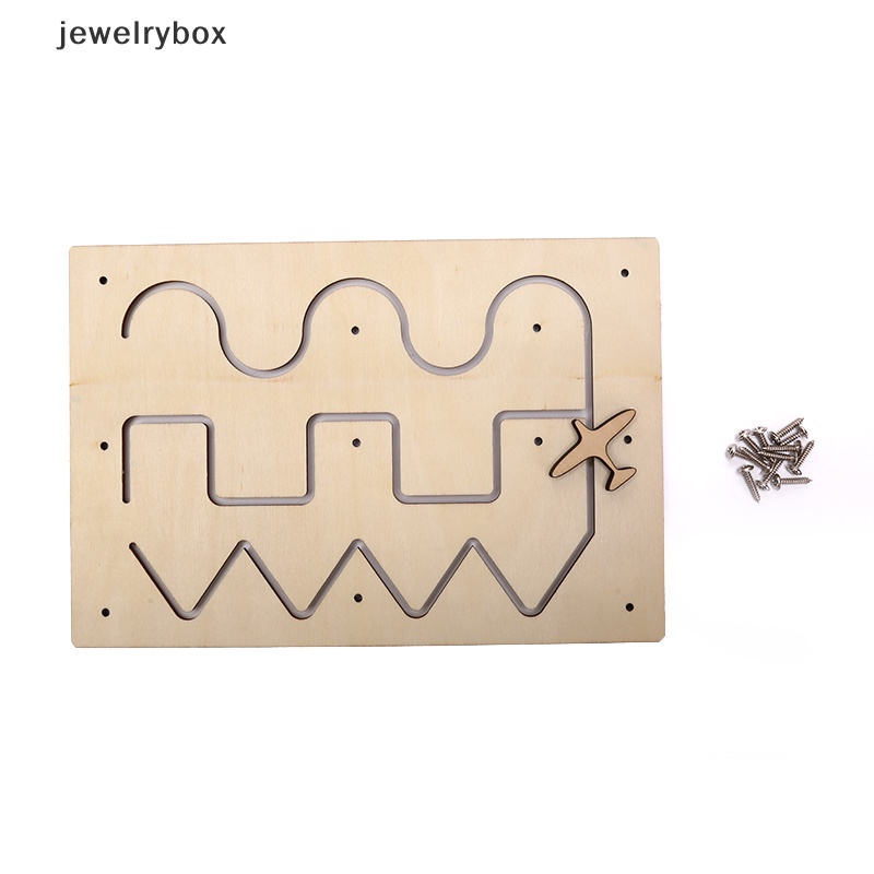 [jewelrybox] Busy Board DIY Track Mainan Bayi Montessori Sensory Activity Board Aksesoris Butik