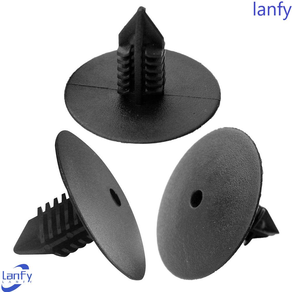 Lanfy Klip Pengikat Mobil Lapisan Splash Guard 10pcs Aksesoris Mobil Screw Holder Auto Parts Sekrup Memperbaiki Plastik