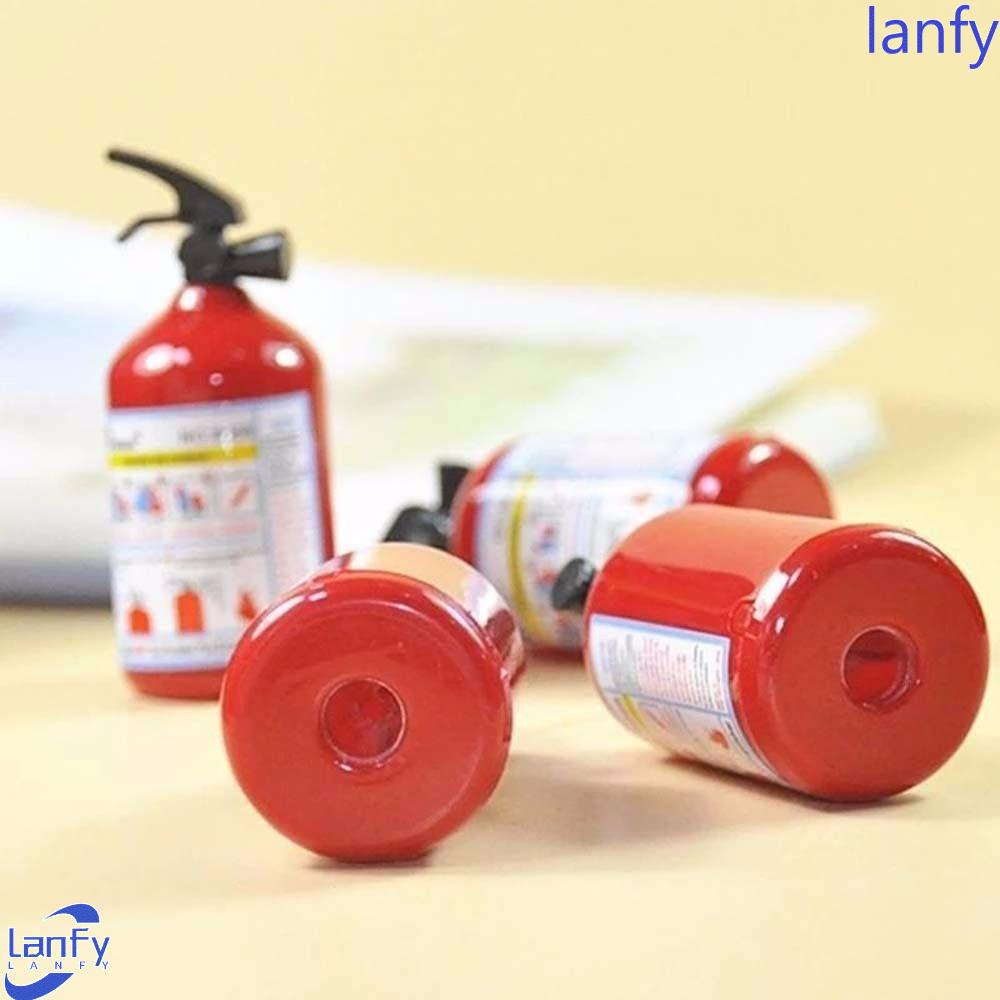 Lanfy Pengasah Pensil Lucu Kreatif Perlengkapan Kantor Perlengkapan Sekolah Alat Tulis Bentuk Pemadam Api
