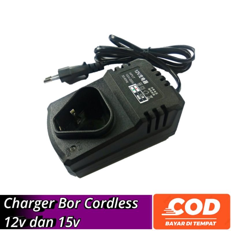 YUKIDO Adaptor charger cas bor baterai  12v cordless xenon ryu jld tool benz