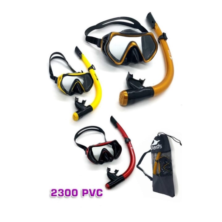 Set Alat Selam Snorkling Diving Scuba Snorkle Tas PVC LX 017-2300