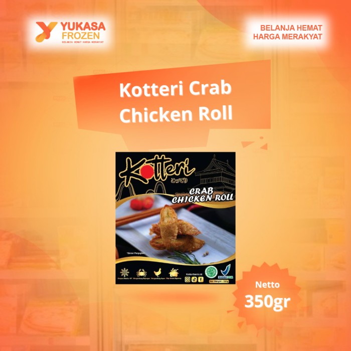 

Kotteri Crab Chicken Roll 350gr