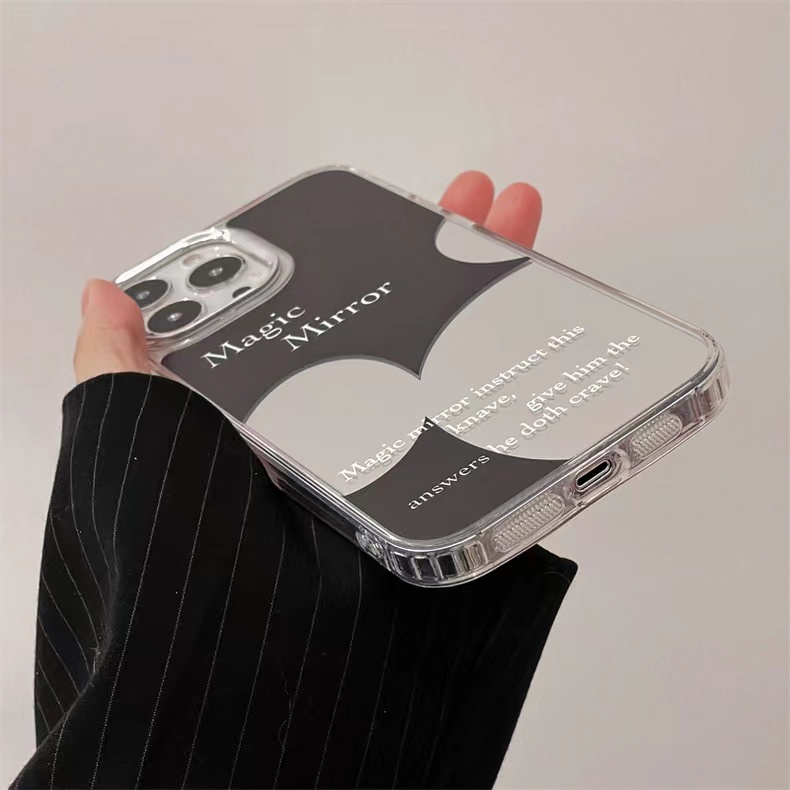 Pola Mickey Cocok Untuk iPhone 14 Pro Max Casing Ponsel iPhone Cermin Casing Ponsel Kuat Kamera Perlindungan Tahan Guncangan Kompatibel Dengan Iphone13 13pro 13prm iPhone 11 7Plus 8Plus Xr XS 12 Pro Max Casing Ponsel