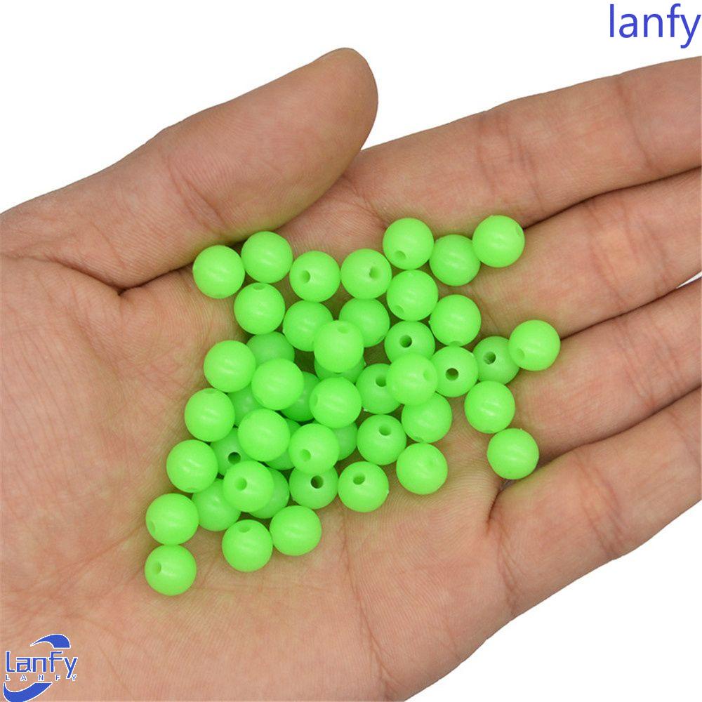 Lanfy Manik-Manik Memancing Bercahaya Putaran 170 Pcs/set Memancing Rig Tabung Lengan Fishing Tackles Memancing Memikat Aksesoris Manik-Manik Hijau Stopper Memancing Umpan Tackle