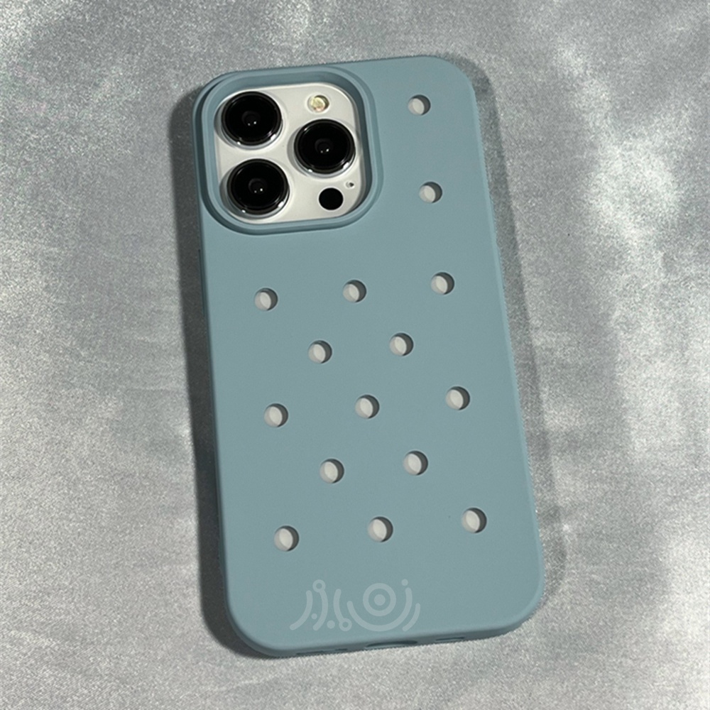 Casing Ponsel Warna Permen Lucu Untuk Iphone14 11 12 13 Pro Max Soft Cover Lovely Hollow Polkadot Silicone Cases casing iPhone