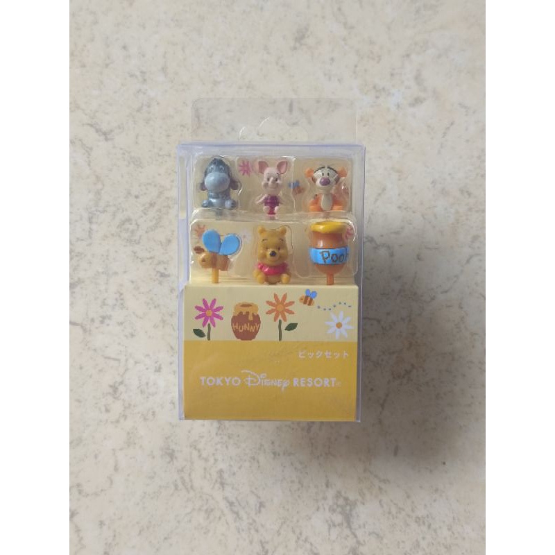 Food Picks Winnie The Pooh Tusuk Hias Bento Picks Japan