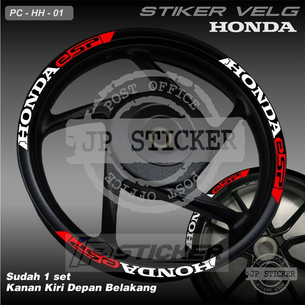 Stiker Velg Sticker Velk Motor Honda All motor jp 01