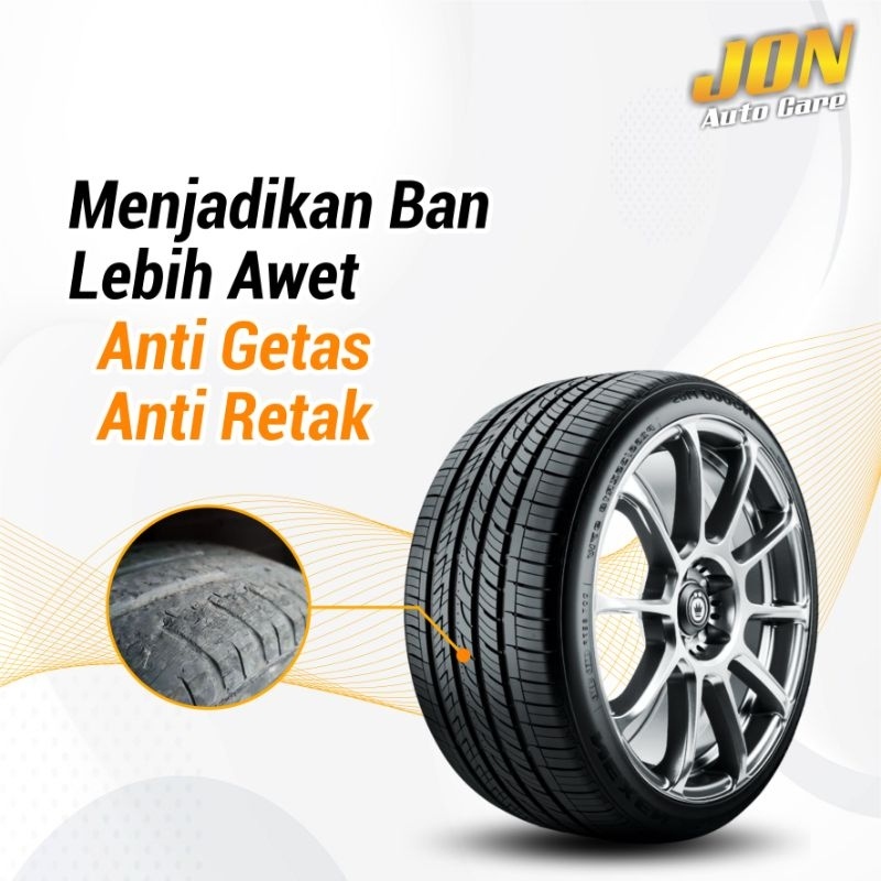 Jon Autocare Semir Ban Mobil Tahan Lama Semir Ban Motor Permanen Penghitam Pengkilap Ban Motor Tire Tyre Dressing Silicon Ban 250mlPREMIUM QUALITY