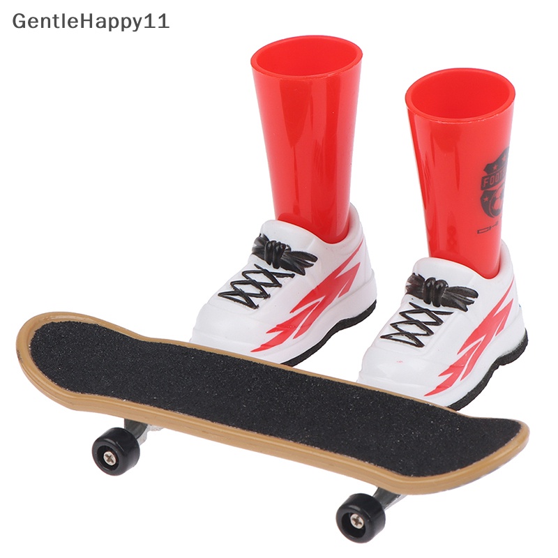 Gentlehappy Skuter Jari Mini Dengan Baju Celana Kubu Sepatu Set Mainan Jari Hadir id