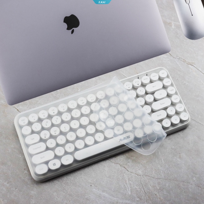 Cover Keyboard TPU Tahan Air Dan Debu Untuk PC Model Heijue Desktop 308i Makaron 84titik Keyboard Kualitas Tinggi Pelindung Komputer Desktop Film Kulit Dan Debu [ZK]