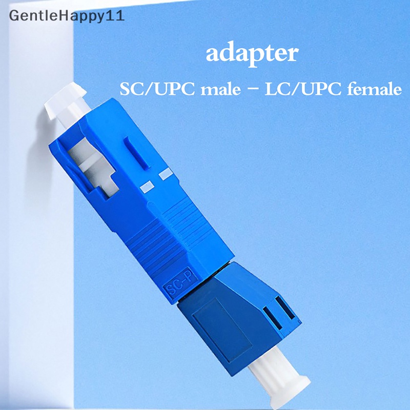 Gentlehappy SC Male To LC Female Single Mode Konverter Adapter Fiber Optik Hybrid id