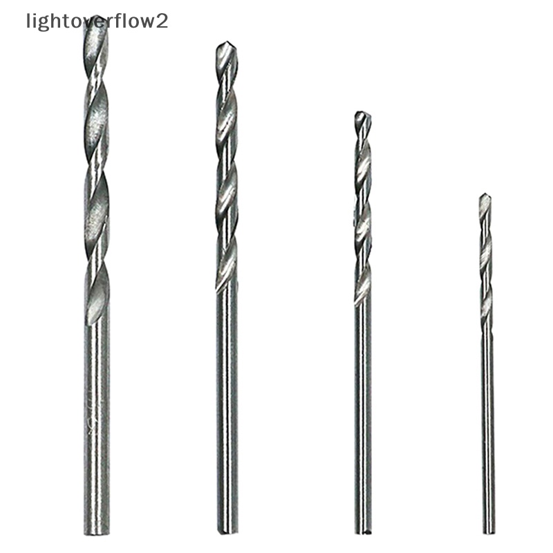 [lightoverflow2] 10pcs/box Mini Drill HSS Bit 0.8mm-3.0mm Set Mata Bor Twist PCB Shank Lurus [ID]