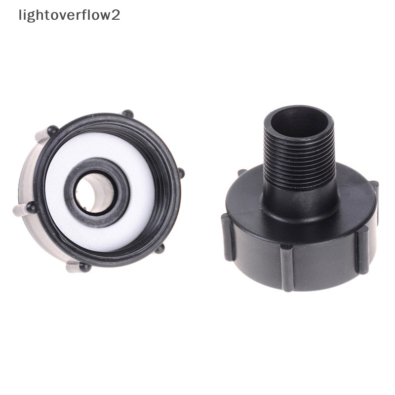 [lightoverflow2] Ibc Tote Drain Adapter Drat Kasar 2sampai1.2&quot; 3/4 &quot;Selang Taman [ID]