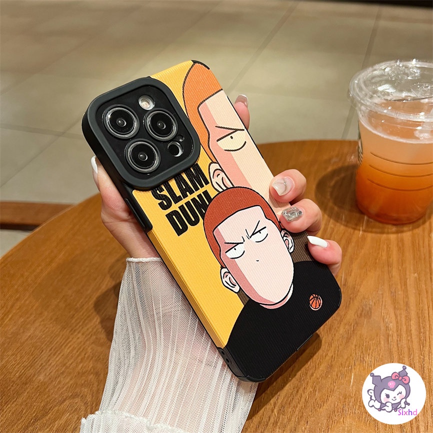 IPHONE Kompatibel Untuk Iphone14 13 12 11 Pro Max SE 2020 X Xr Xs Max8 7 Plus Fashion Kartun Slam Dunk Perlindungan Shockproof Phone Case Soft Silicon Cover XJJJJ