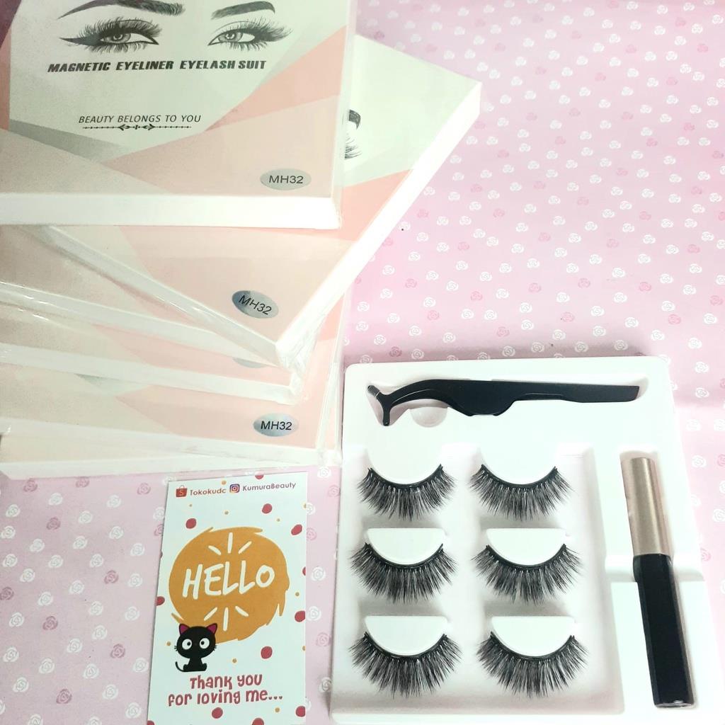 MAGNETIC EYELASH EYELINER + EYELASH SUIT BEAUTY BELONGS TO YOU BULUMATA MAGNET