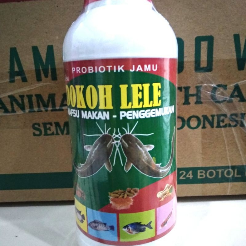 JUAL DOKOH LELE 500ML OBAT VITAMIN IKAN LELE GURAMI NILA HIAS PENGGEMUK DAN PENAMBAH NAFSU MAKAN