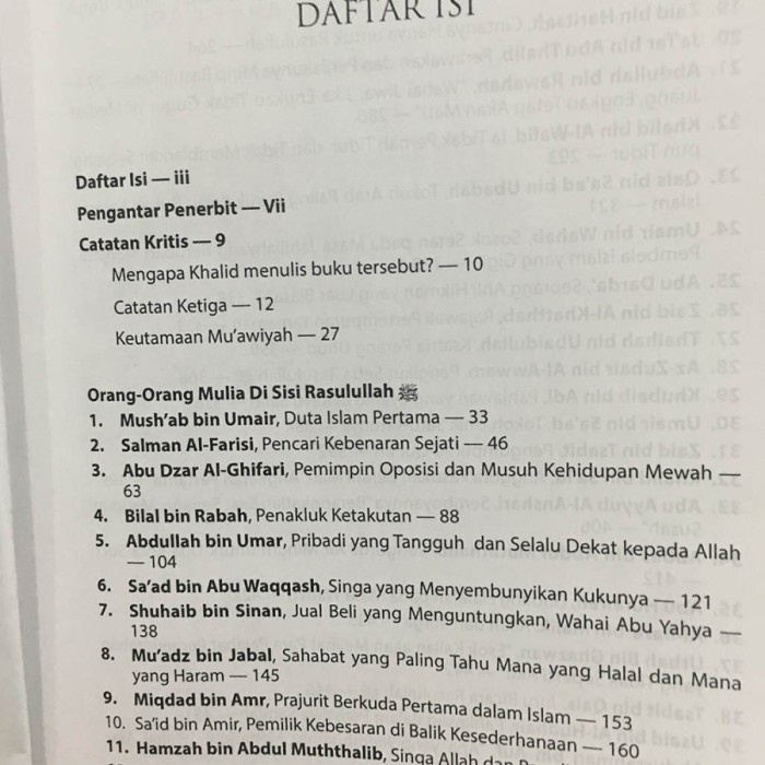 Biografi 60 Sahabat Nabi