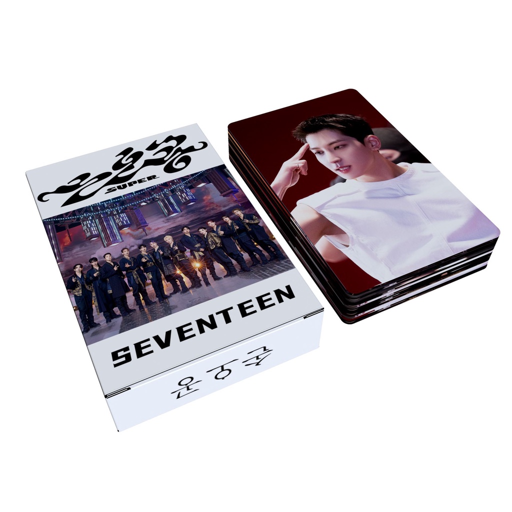 55pcs/box SEVENTEEN FML Photocards 10th Mini Album Lomo Kartu Pos Kpop SUPER