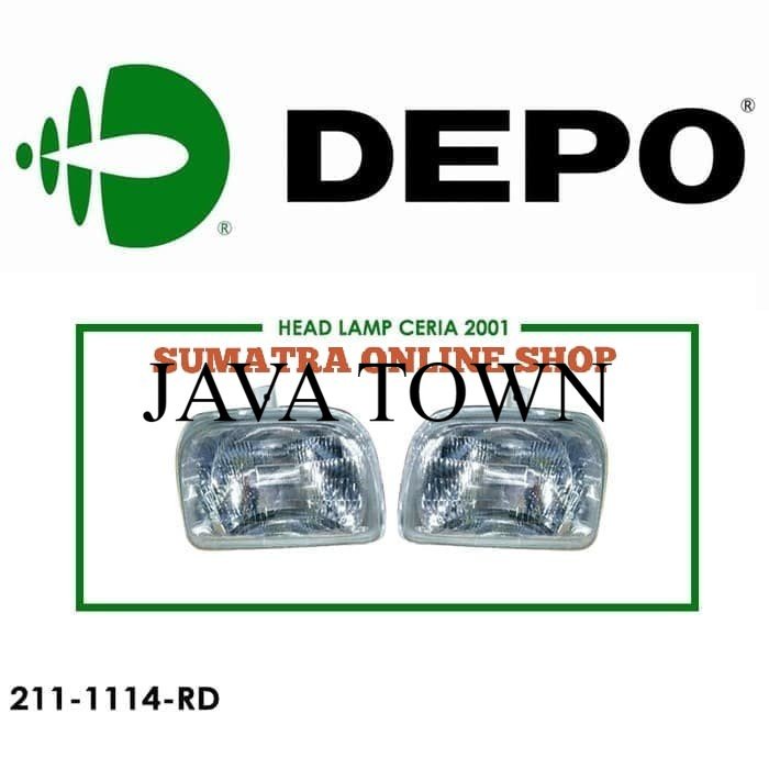 Diskon lampu depan head lamp daihatsu ceria kanan kiri 2001 2002 2003 depo OLK346