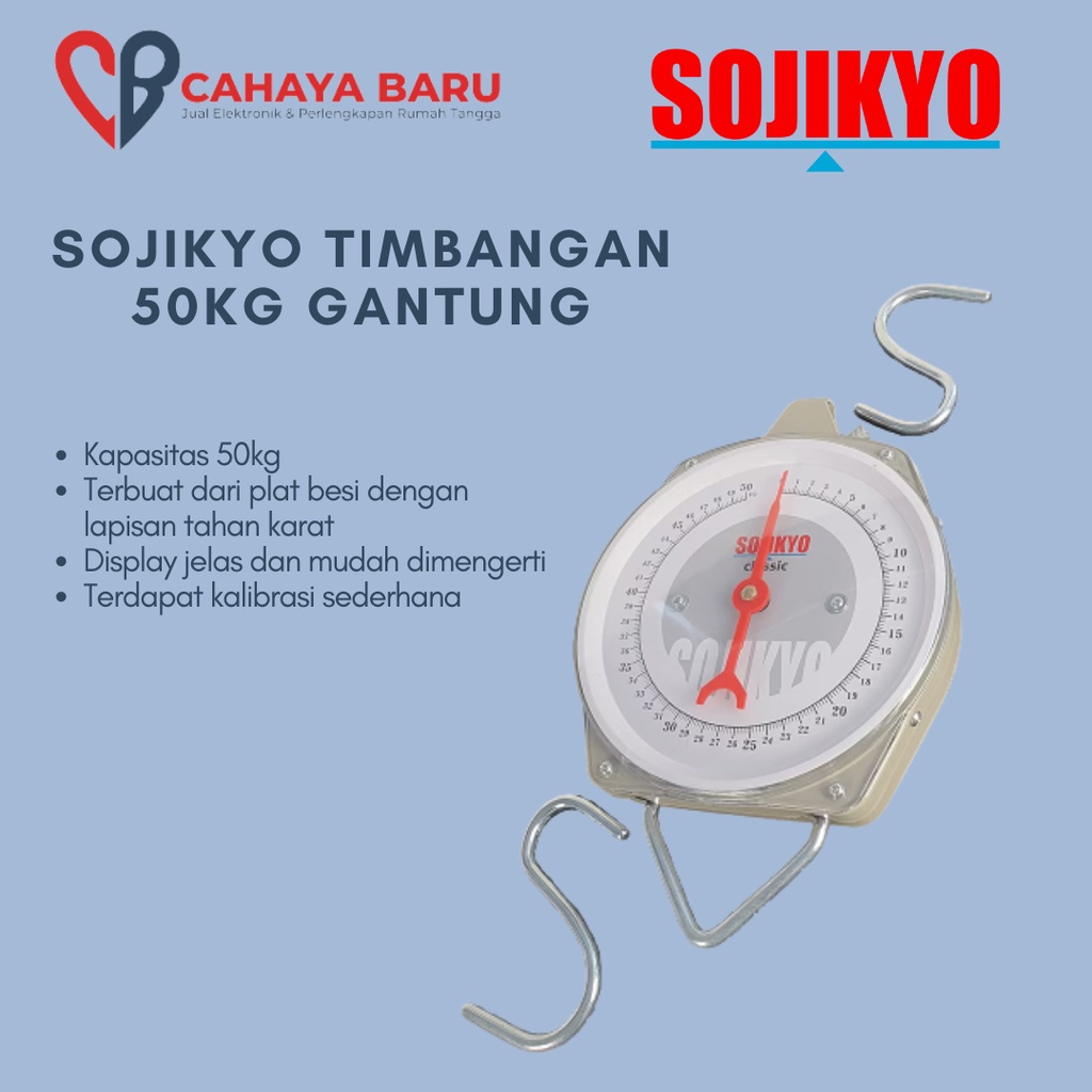 SOJIKYO TIMBANGAN 50KG GANTUNG