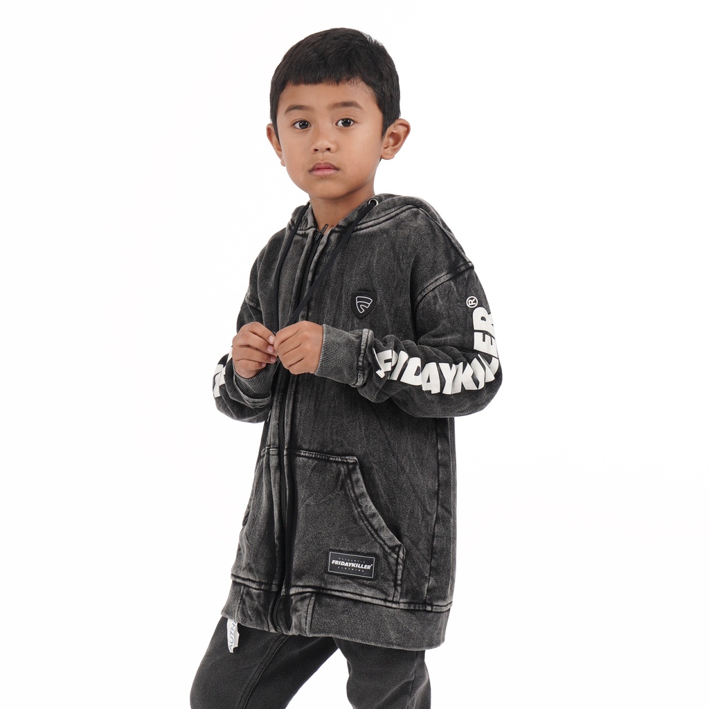 JACKET HOODIE ANAK ANAK FRIDAY KILLER | PICKY 23 ACID ZIP