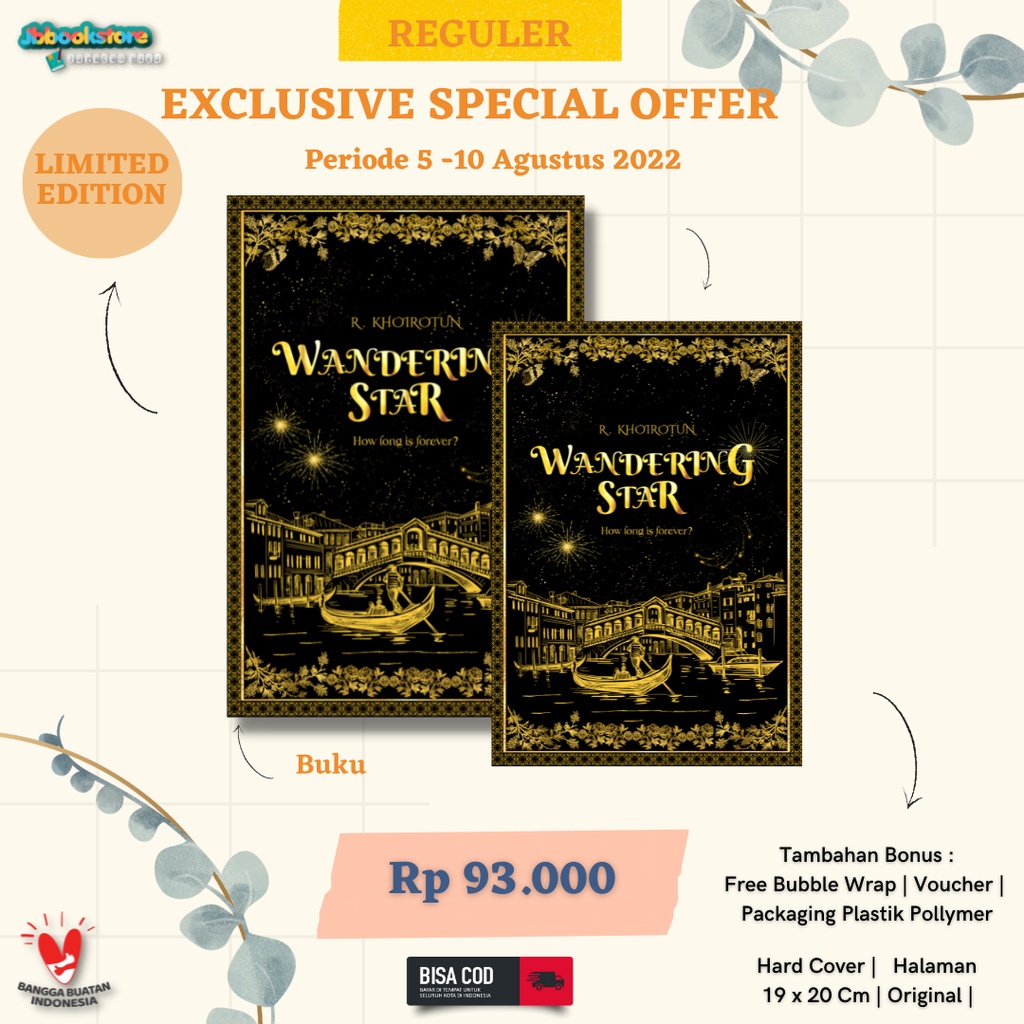 Novel Wandering Star - R. Khoirotun