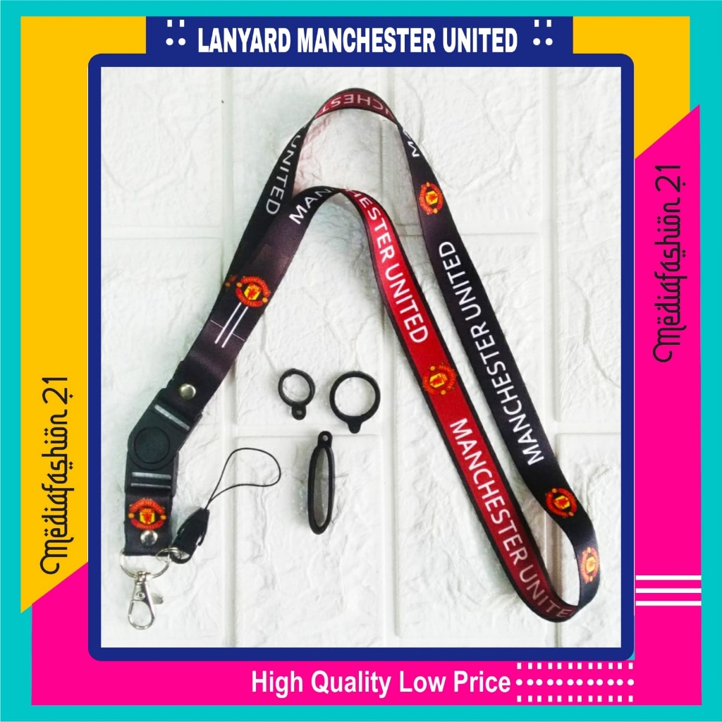 

Lanyard Tali Gantungan ID Card MANCHESTER UNITED Free Strap Gantungan HP/Flashdisk