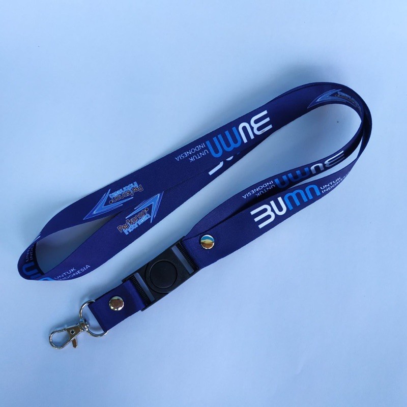 

tali id card bumn perikanan indonesia bisa satuan lanyard murah idcard tali card holder