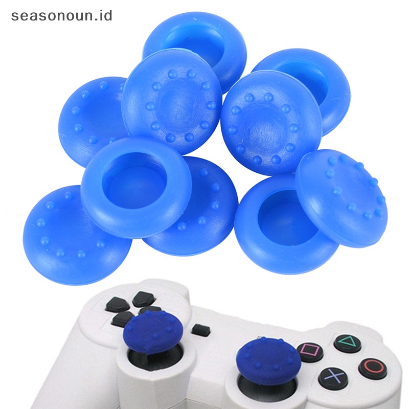 Seasonoun 10XAna Controller Silicone Cap Cover Thumb Stick Grip Untuk PS3 PS4 XBOX 360.