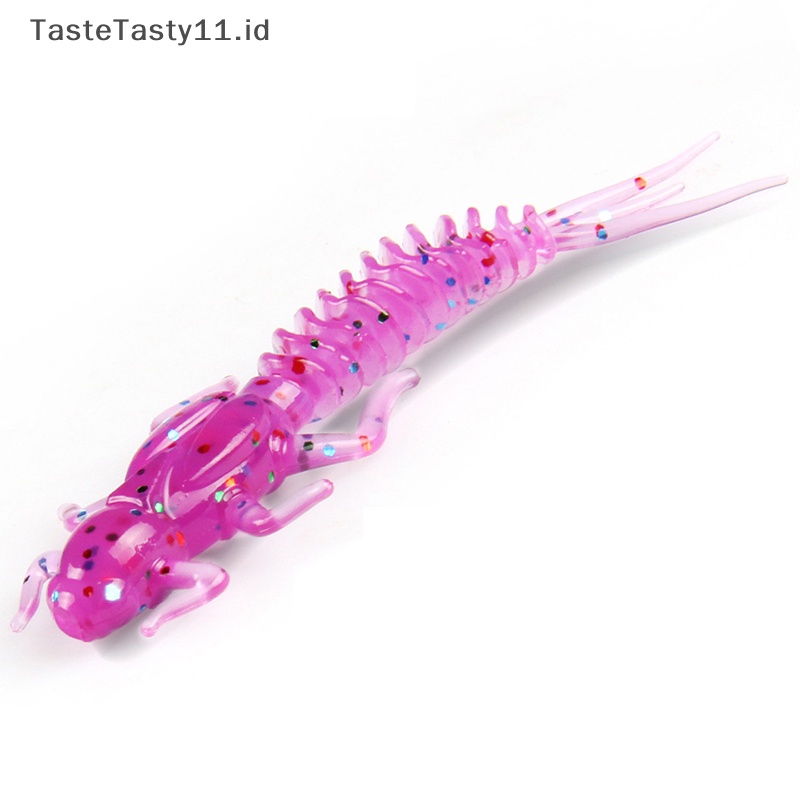 Tastetasty Soft Lures Umpan Plastik Lembut Larva 6cm/5cm Floag Renang Air Tawar Silikon Umpan Lembut Cacing Untuk Memancing.