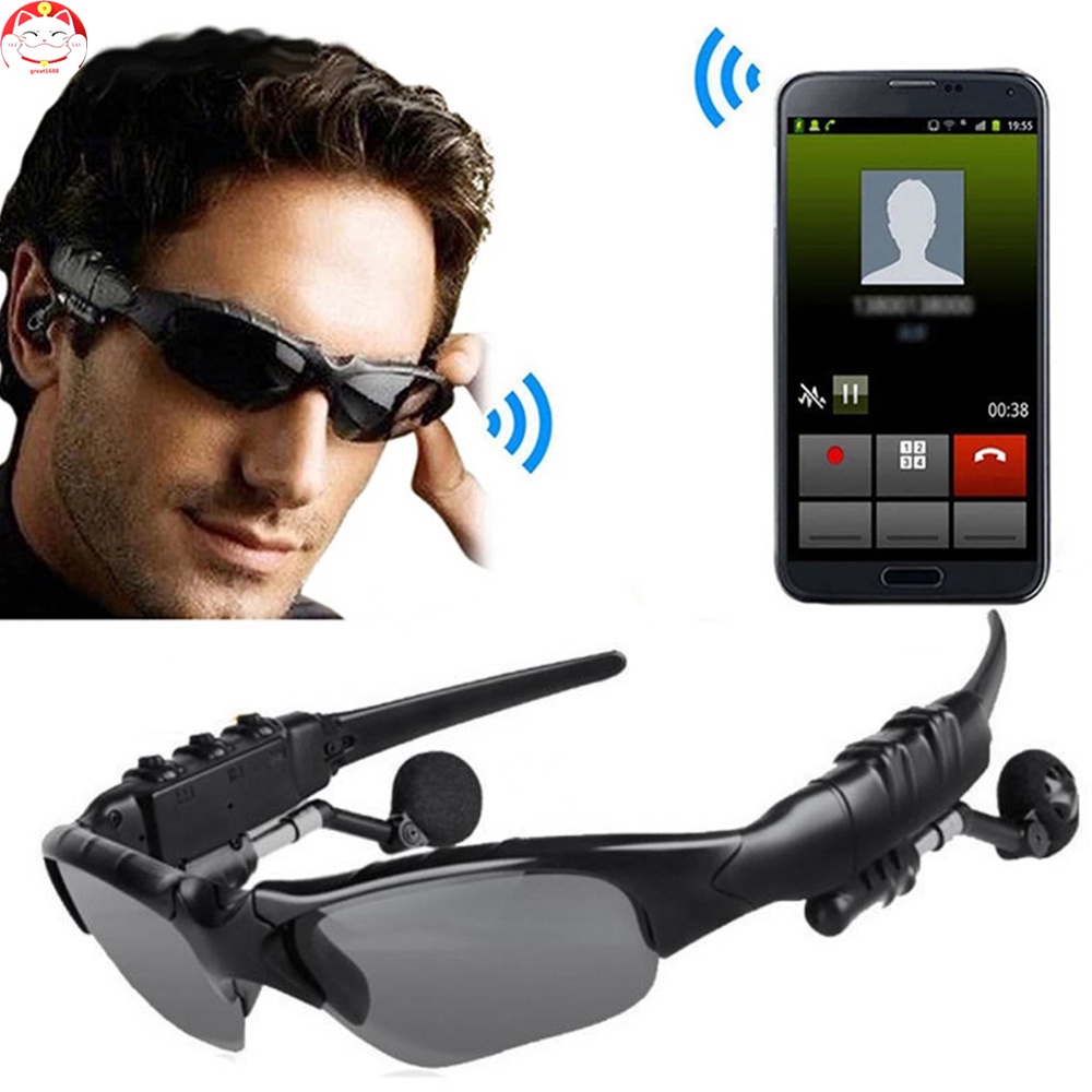 Kacamata Hitam Wireless Bluetooth Perlindungan Headset Nirkabel Sunglasses Polarizedaksesoris Audio &amp; Videountuk Wanita Priakacamata Pria