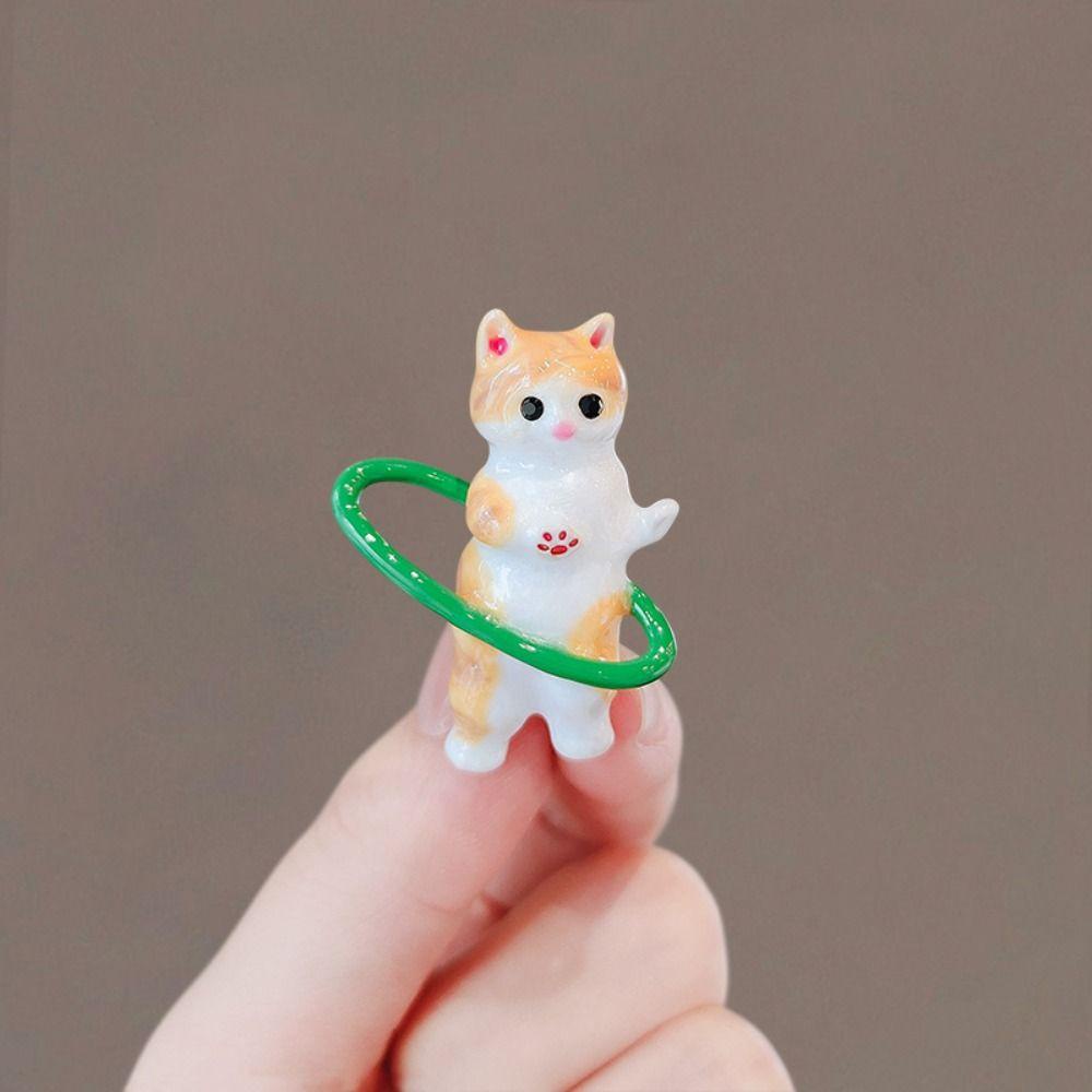 Needway  Enamel Lencana Hadiah Lucu Indah Kepribadian Kartun Paduan Baking Cat Hewan Pin