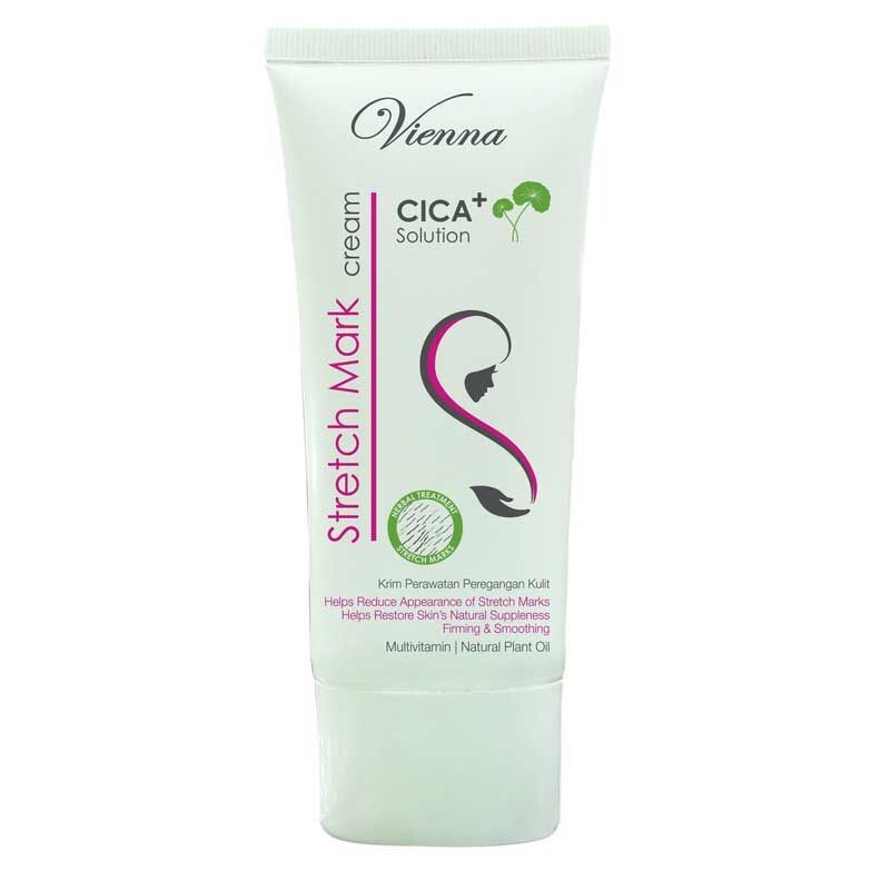 Vienna Stretch Mark Cream 80ml Tube Ori BPOM Penghilang Stretch Mark Cream Penghilang Bekas Luka