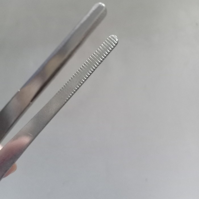 pinset lurus 25 cm stainless pinset panjang