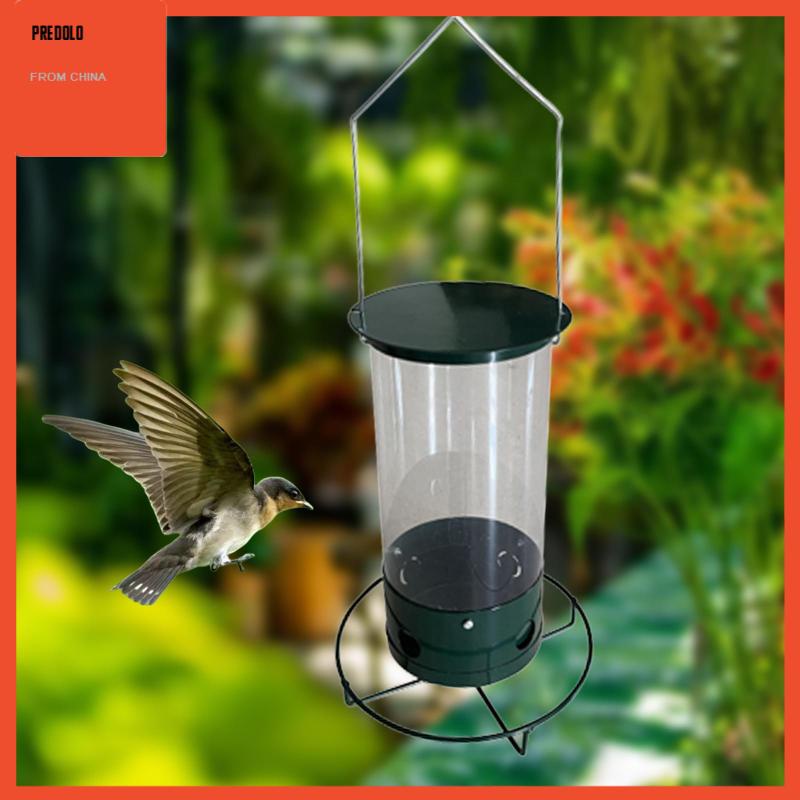 [Predolo] Dispenser Makanan Outdoor Removable Tray Tempat Makan Burung Untuk Teras Halaman Teras Depan