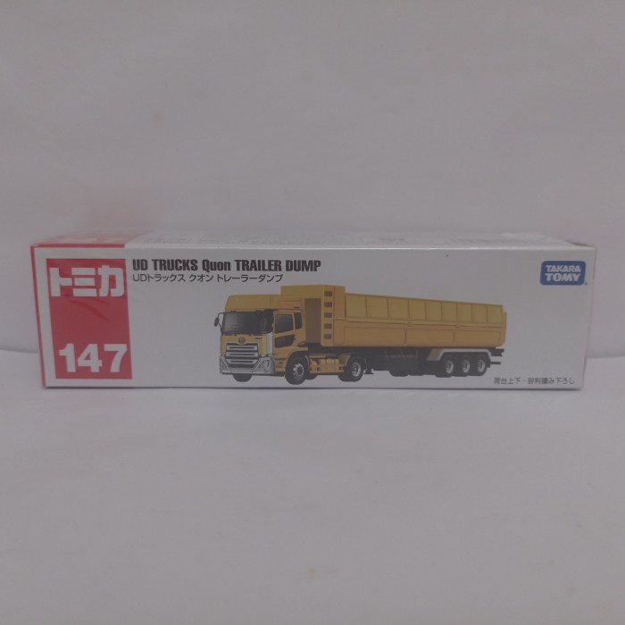 Tomica no 147 UD Trucks Quon Trailer 50th anniversary diecast truk