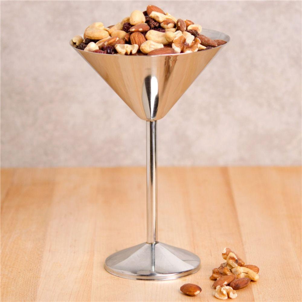 Lanfy Martini Goblet Stainless Steel Tahan Lama Drinkware Cocktail Minuman Goblet