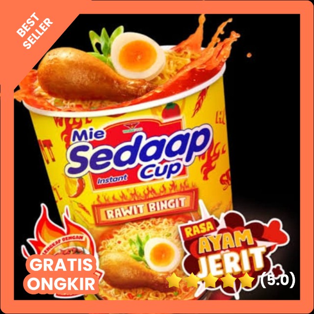 Mie SEDAAP Cup All Variant- Per Cup