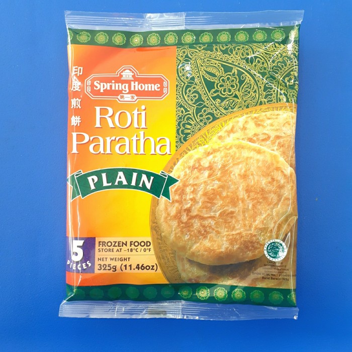 

COD Roti Prata Paratha Plain TYJ 325gr isi 5 pcs - Spring Home Halal