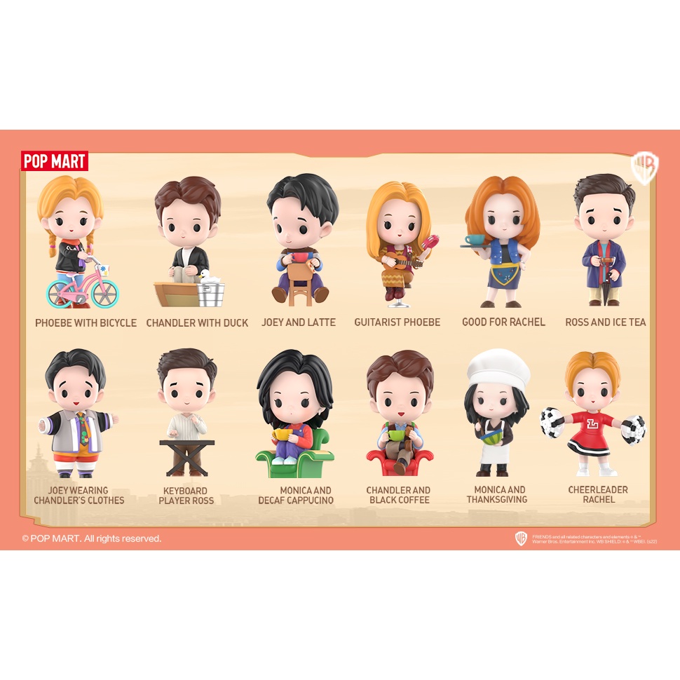Toys Pop Mart Friends Best Memories Series (Assorted)