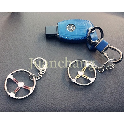 Car Racing Wheel Steering Alloy Zinc Keychain Mini Fob Pendent keyring Key U4F6 Novelty Gantungan Kunci Setir Mobil keyring keyfob Zinc Alloy Gantungan Kunci ring Key Fob Pendant
