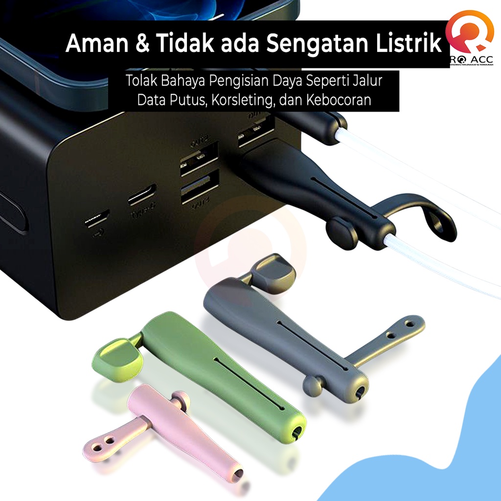 [RO ACC] NVN-PKD03 CASE COVER SILIKON PELINDUNG UJUNG KABEL DATA CHARGER CASAN