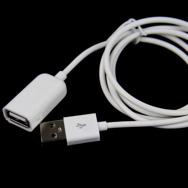 Sho USB 2.0 Data Ekstensi Pria Ke Wanita 50cm 1M Extender Charge Extra Kabel N