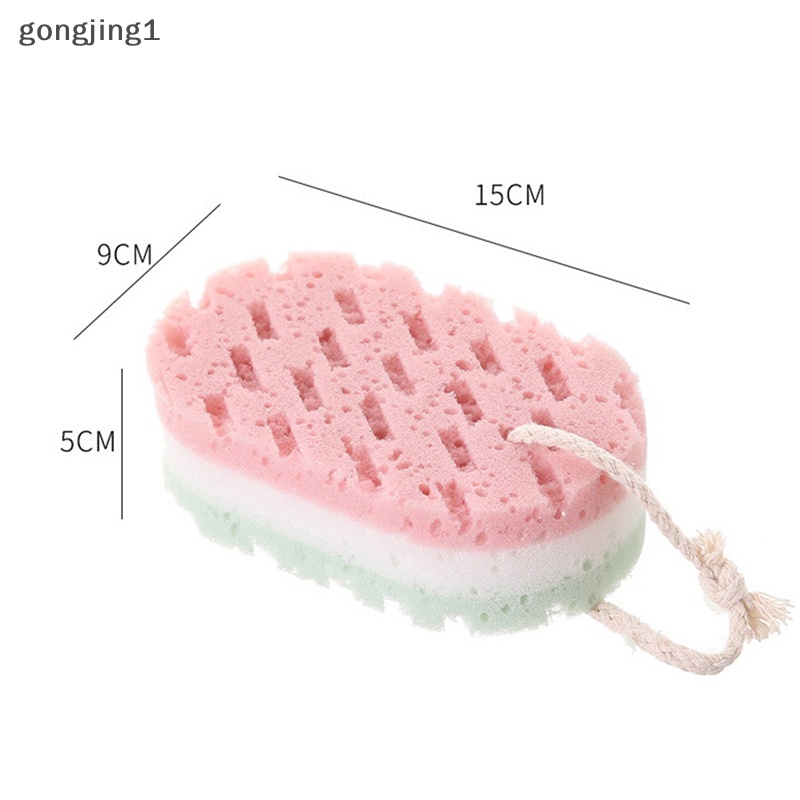 Ggg Sikat Spons Mandi Shower Skin Clean Massage Soft SPA Busa Pelembab Scrubber ID