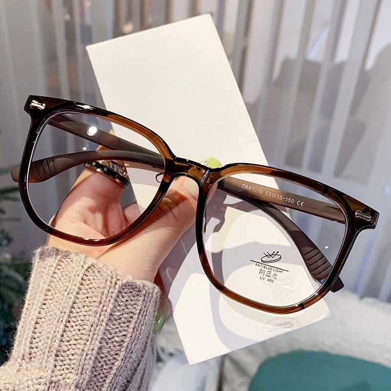 Tr90 Anti Blue Light Blocking Glasses Clear Kacamata Anti Radiasi Lensa Tergantikan Untuk Wanita/Pria