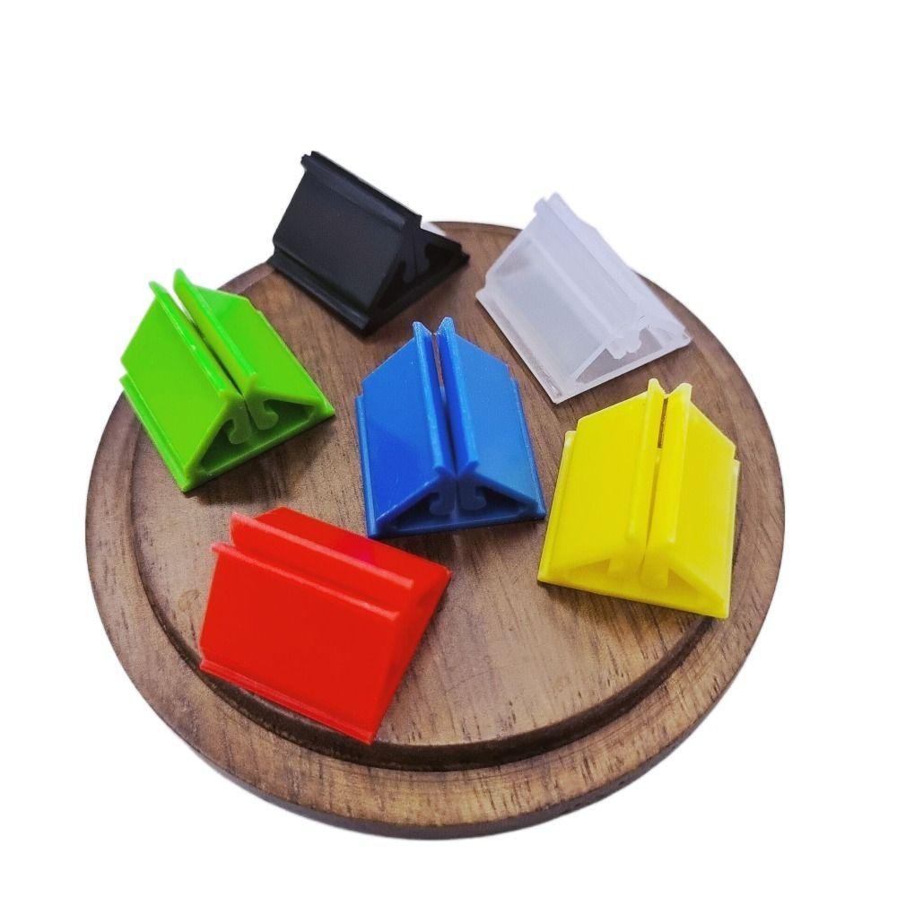 Lanfy Kartu Plastik Stand Portable Kartu Nama Komponen Game Paper Board Bracket Aksesoris Game Piece Stand Paper Card Board Game