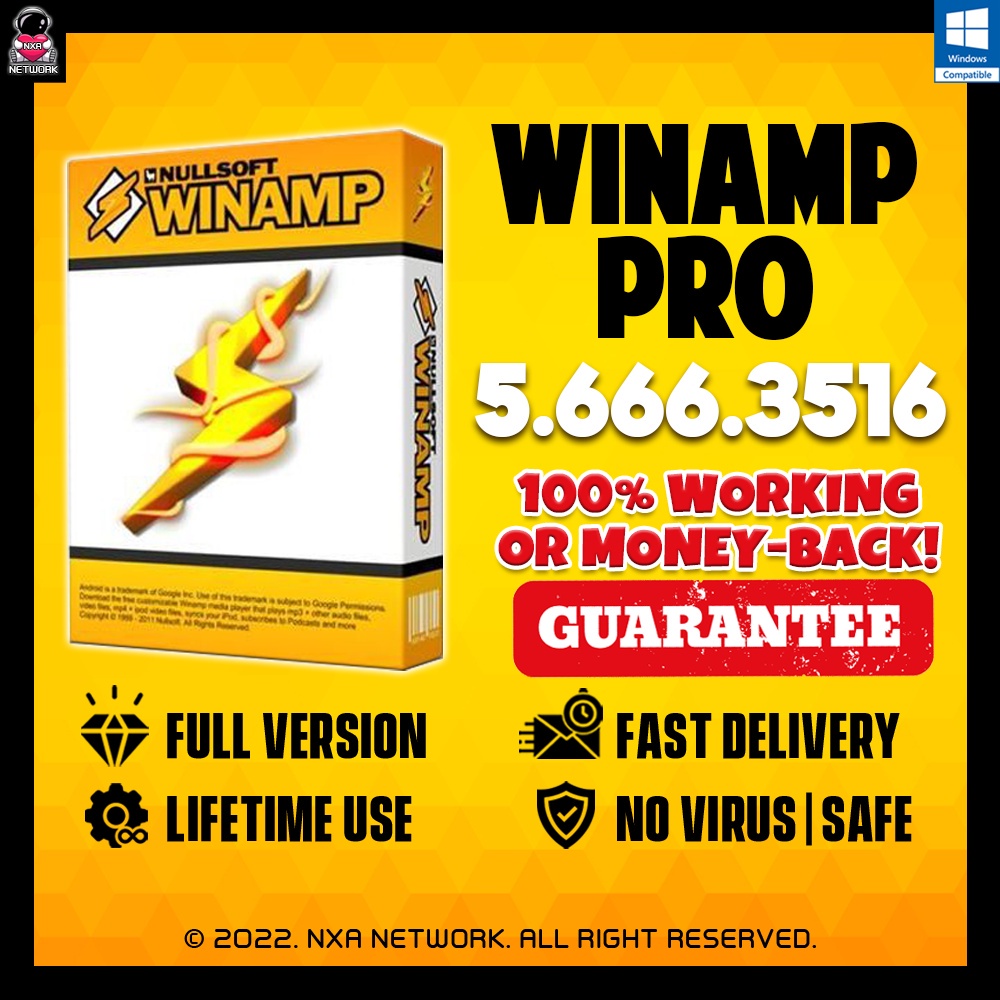 Winamp Pro 5.666.3516 | Guide Provided | Lifetime Full Version | 100% Working | No Virus |